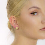 Kolczyki złote pr.585 liście - 3