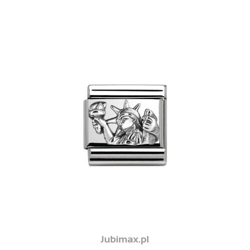 Nomination Link Silver 925 330105-34 Statua Wolności
