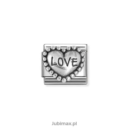 Nomination Link Silver 925 330101-88 Miłość serce