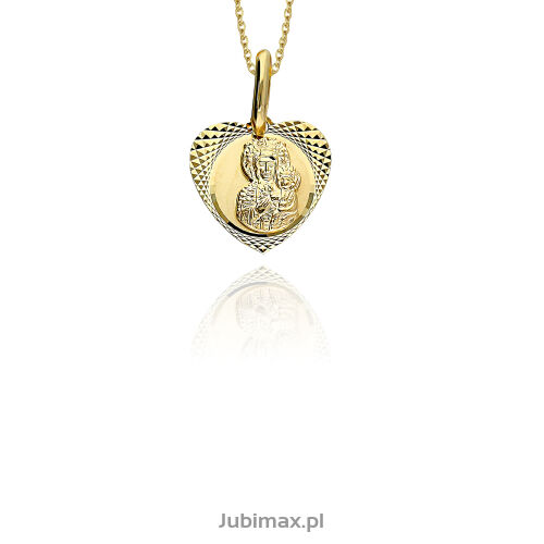 Medalik złoty pr.375 Matka Boska
