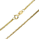 Łańcuszek złoty pr.585 spiga diamentowana 45cm