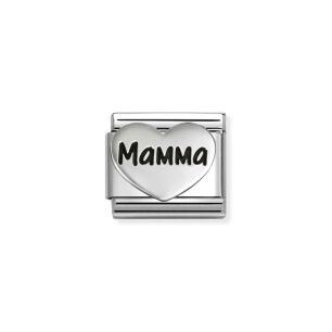 Nomination Link Silver 925 330114-27 Mama w sercu