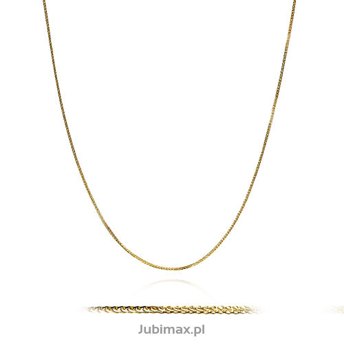 Łańcuszek złoty pr.585 spiga diamentowana 50cm