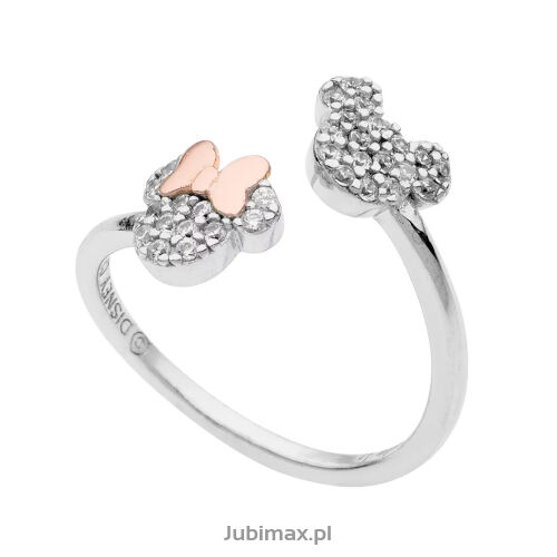 Pierścionek srebrny Disney RS00008WZWL-7.CS Minnie+Mickey