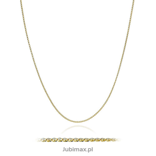 Łańcuszek złoty pr.333 spiga diamentowana 50cm