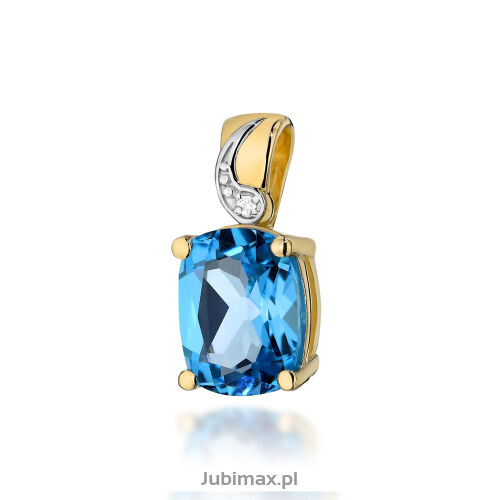 Zawieszka z topazem Z400 2,40ct żółte złoto