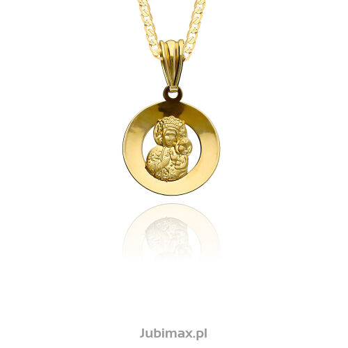 Medalik złoty pr.585 Matka Boska