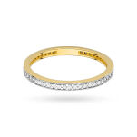 Pierścionek z brylantami W0585 0,29ct żółte złoto r16