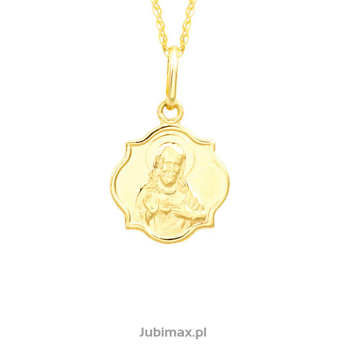 Medalik złoty pr.585 Matka Boska