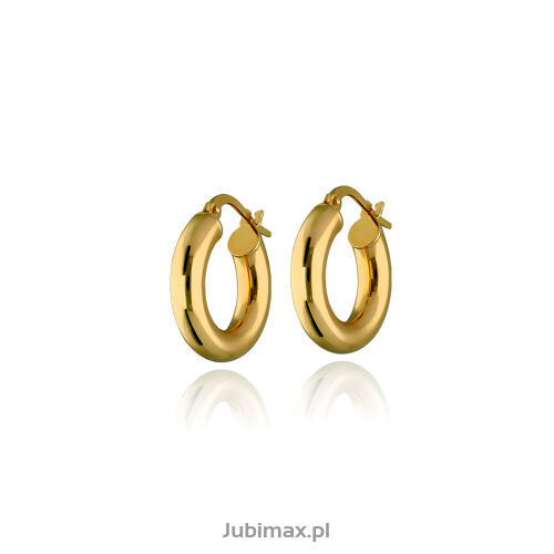 Kolczyki złote pr.585 kółka