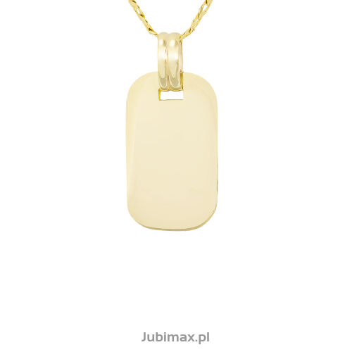 Zawieszka złota pr.585 nieśmiertelnik