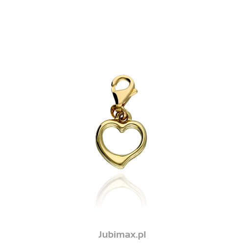 Zawieszka złota pr.585 charms wiszący serce