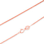 Łańcuszek złoty pr.585 spiga 50cm różowe złoto