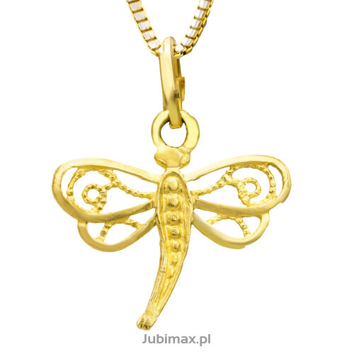 Zawieszka złota pr.585 ważka