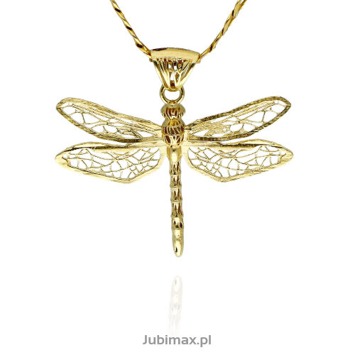 Zawieszka złota pr.585 ważka