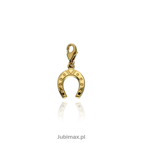 Zawieszka złota pr.585 charms wiszący podkowa