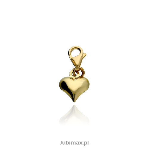 Zawieszka złota pr.585 charms wiszący serce