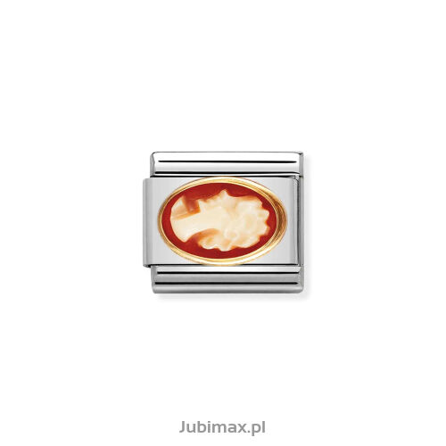 Nomination Link Gold 18K 030504-12 Kamea