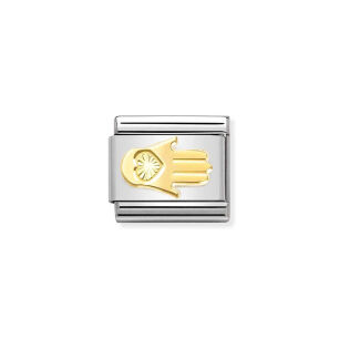 Nomination Link Gold 18K 030149-47 Ręka Fatimy