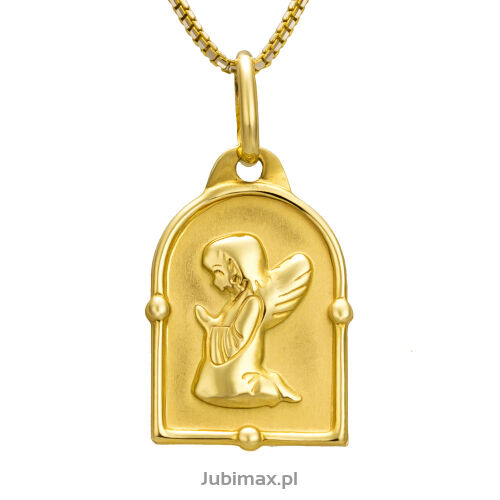 Medalik złoty pr.585 aniołek