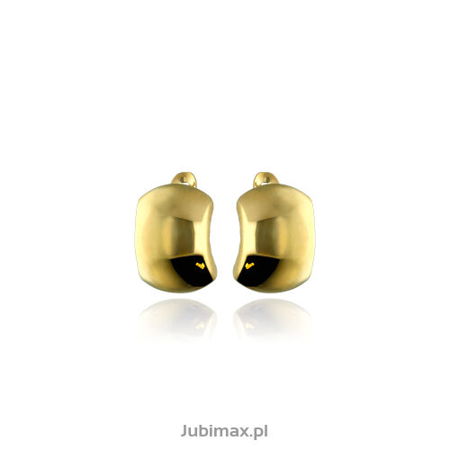 Kolczyki złote pr.333 półokrągłe