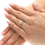 Pierścionek złoty pr.375 z cyrkoniami r15 - 3