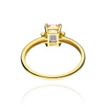 Pierścionek z ametrinem 0,70ct i brylantami r16