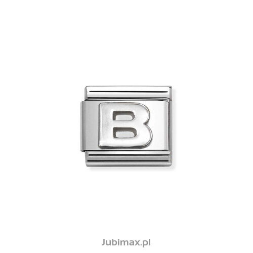 Nomination Link Silver 925 330113-02 Literka B