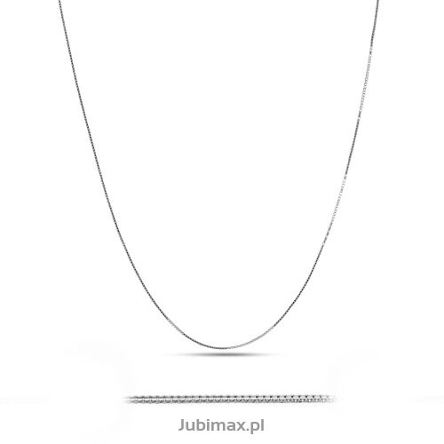 Łańcuszek złoty pr.585 kostka 45 cm
