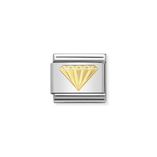 Nomination Link Gold 18K 030115-03 Diament