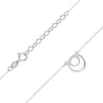Naszyjnik z brylantami C33 0,015ct białe złoto