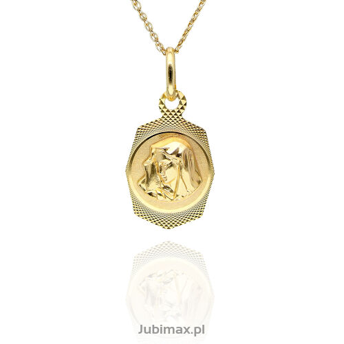 Medalik złoty pr.333 Maryja