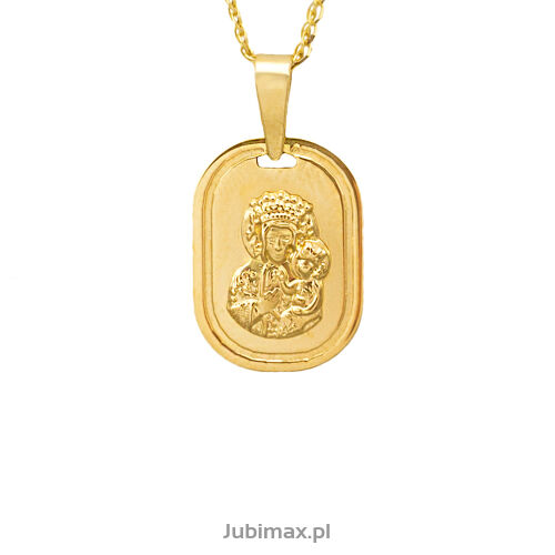 Medalik złoty pr.585 Matka Boska