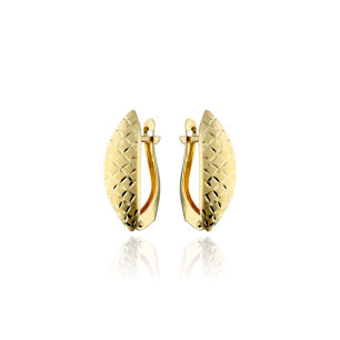 Kolczyki złote pr.375 nacinane