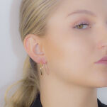 Kolczyki złote pr.333 owalne kręcone - 3