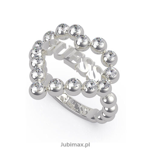 Pierścionek Guess UBR70025-54 Heart Romance