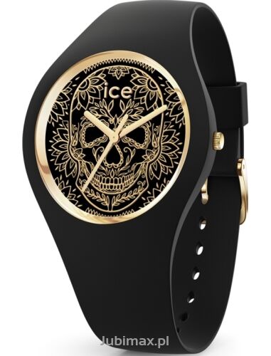 Zegarek ICE Watch 016051 SKULL CALAVERA BLACK GOLD