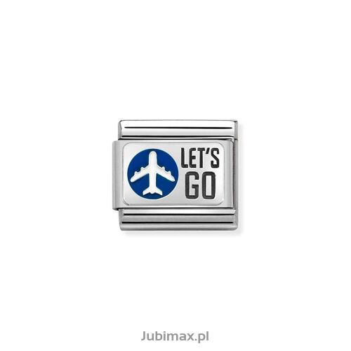 Nomination Link Silver 925 330206-31 Samolot