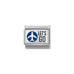 Nomination Link Silver 925 330206-31 Samolot