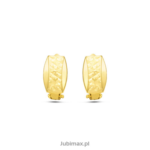 Kolczyki złote pr.585 diamentowane