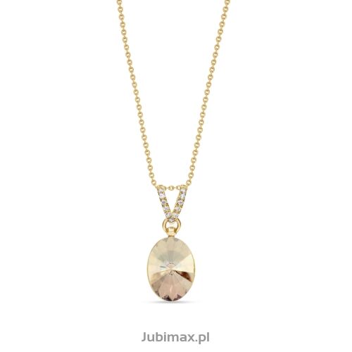 Naszyjnik Oval Chic Gold SWAROVSKI NCG412214GS