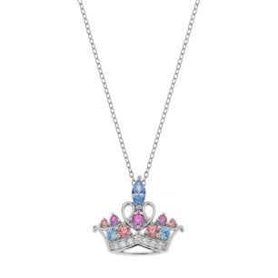 Naszyjnik srebrny Disney CS00016RZML-P.CS Princess