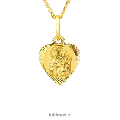 Medalik złoty pr.333 Matka Boska