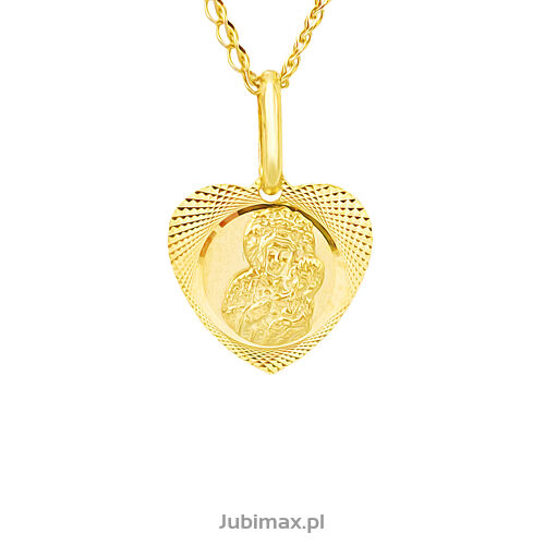 Medalik złoty pr.333 Matka Boska