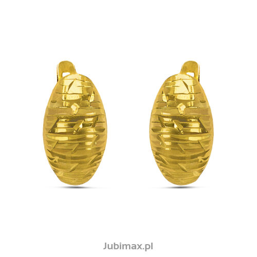Kolczyki złote pr.585 diamentowane