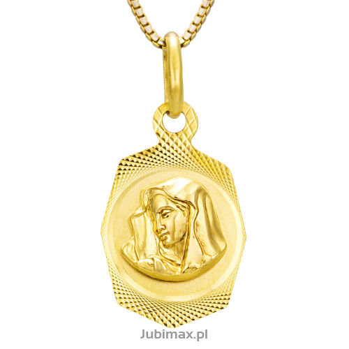 Medalik złoty pr.333 Maryja