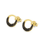 Kolczyki złote pr.333 z cyrkoniami