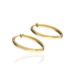 Kolczyki złote pr.375 owalne