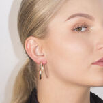 Kolczyki złote pr.375 owalne - 3