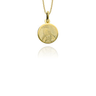 Medalik złoty pr.585 Matka Boska